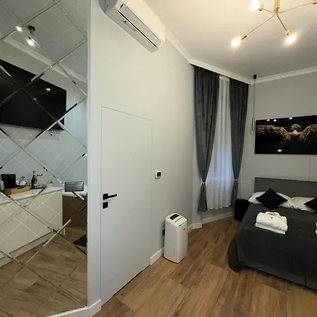 Z Jacuzzi Grey Miodowa Lägenhet Kraków