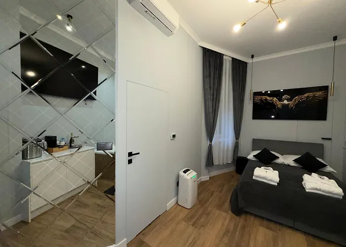 Grey Prywatne Jacuzzi Miodowa شقة كراكوفيا